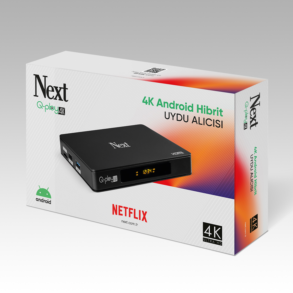Next q play 4k ultra hd android uydu alıcısı 6